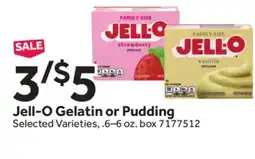 Stop&Shop Jell-O Gelatin or Pudding offer