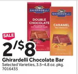 Stop&Shop Ghirardelli Chocolate Bar offer