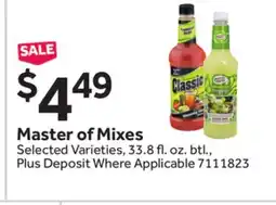 Stop&Shop Master of Mixes offer