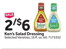 Stop&Shop Ken's Salad Dressing offer