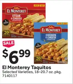 Stop&Shop El Monterey Taquitos offer