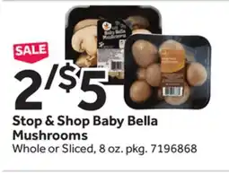 Stop&Shop Stop & Shop Baby Bella Mushrooms offer