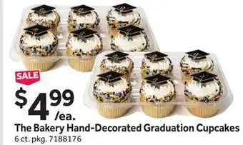 Stop&Shop Hand-Decorated Graduation Cupcakes offer