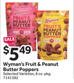 Stop&Shop Wyman's Fruit & Peanut Butter Poppers offer