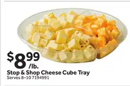Stop&Shop Stop & Shop Cheese Cube Tray offer