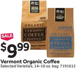 Stop&Shop Vermont Organic Coffee offer