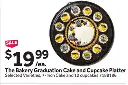 Stop&Shop The Bakery Graduation Cake and Cupcake Platter offer