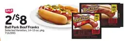 Stop&Shop Ball Park Beef Franks offer