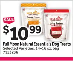 Stop&Shop Full Moon Natural Essentials Dog Treats offer