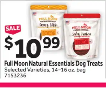 Stop&Shop Full Moon Natural Essentials Dog Treats offer