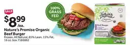 Stop&Shop Nature's Promise Organic Beef Burger offer