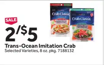 Stop&Shop Trans-Ocean Imitation Crab offer