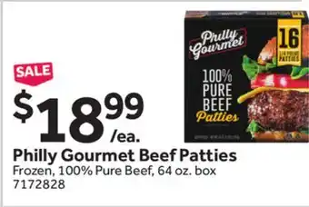 Stop&Shop Philly Gourmet Beef Patties offer