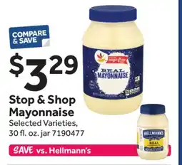 Stop&Shop Stop & Shop Mayonnaise offer