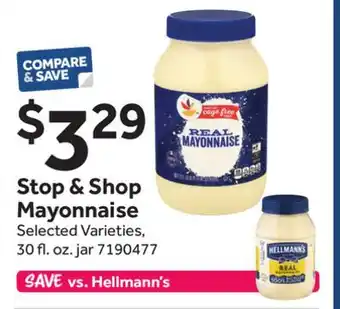 Stop&Shop Stop & Shop Mayonnaise offer