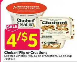 Stop&Shop Chobani Flip or Creations offer