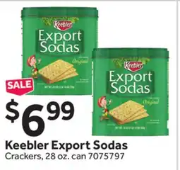 Stop&Shop Keebler Export Sodas Crackers offer