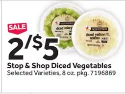 Stop&Shop Stop & Shop Diced Vegetables offer