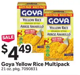 Stop&Shop Goya Yellow Rice Multipack offer