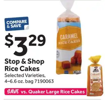 Stop&Shop Stop & Shop Rice Cakes offer