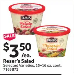 Stop&Shop Reser's Salad offer