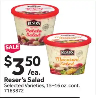 Stop&Shop Reser's Salad offer