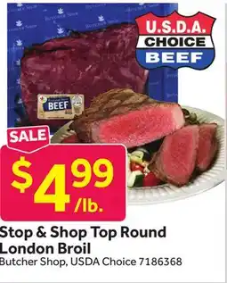 Stop&Shop Stop & Shop Top Round London Broil offer