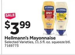 Stop&Shop Hellmann's Mayonnaise offer