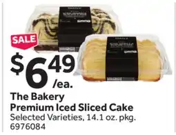 Stop&Shop The Bakery Premium Iced Sliced Cake offer