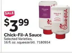 Stop&Shop Chick-Fil-A Sauce offer