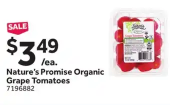 Stop&Shop Nature's Promise Organic Grape Tomatoes offer