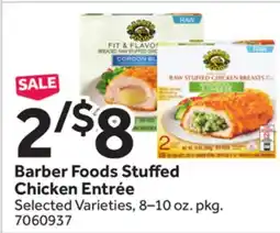 Stop&Shop Barber Foods Stuffed Chicken Entrée offer