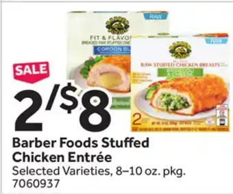 Stop&Shop Barber Foods Stuffed Chicken Entrée offer