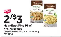Stop&Shop Near East Rice Pilaf or Couscous offer