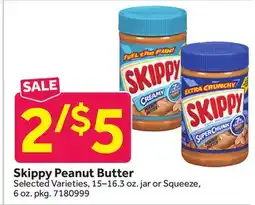 Stop&Shop Skippy Peanut Butter offer
