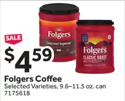 Stop&Shop Folgers Coffee offer