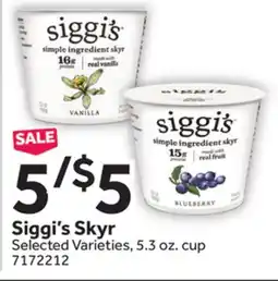 Stop&Shop Siggi's Skyr offer