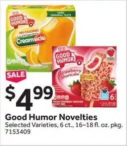 Stop&Shop Good Humor Novelties offer