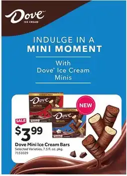 Stop&Shop Dove Mini Ice Cream Bars offer