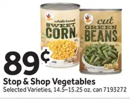 Stop&Shop Stop & Shop Vegetables offer
