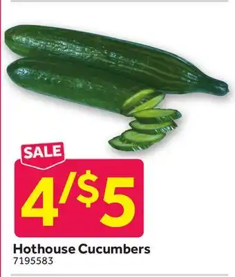 Stop&Shop Hothouse Cucumbers offer