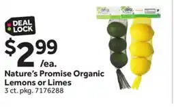 Stop&Shop Nature's Promise Organic Lemons or Limes offer