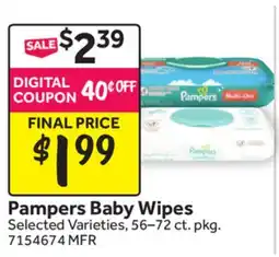 Stop&Shop Pampers Baby Wipes offer