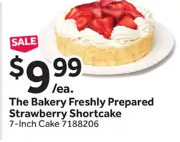 Stop&Shop The Bakery Freshly Prepared Strawberry Shortcake offer