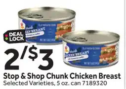 Stop&Shop Stop & Shop Chunk Chicken Breast offer