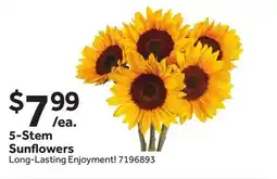 Stop&Shop 5-Stem Sunflowers offer