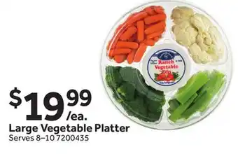 Stop&Shop Large Vegetable Platter offer