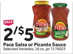 Stop&Shop Pace Salsa or Picante Sauce offer