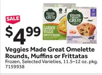 Stop&Shop Veggies Made Great Omelette Rounds, Muffi ns or Frittatas offer