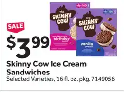 Stop&Shop Skinny Cow Ice Cream Sandwiches offer